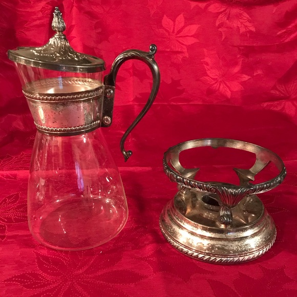 Vintage Silver Plated Coffee Carafe - Picture 2 of 5